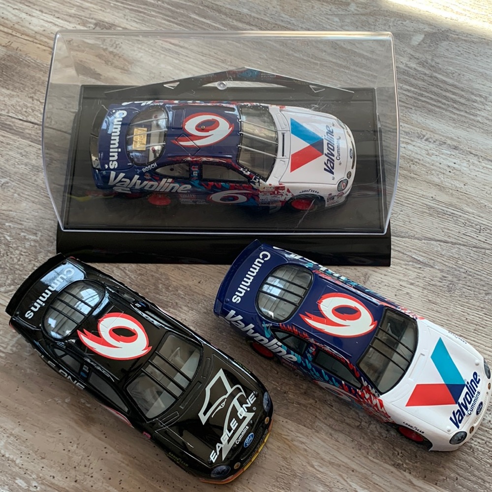 3 large NASCAR Mark Martin die cast cars